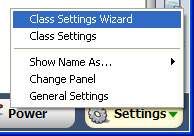 Class Setting Wizard